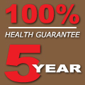 Gunbil Five year health and temperament guarantee